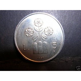 SAN MARINO 5 Lire 1987...