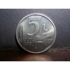 SAN MARINO 5 Lire 1991 Lo...