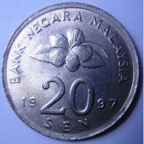 MALAYSIA 20 Sen 1997