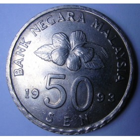 MALAYSIA 50 Sen 1993