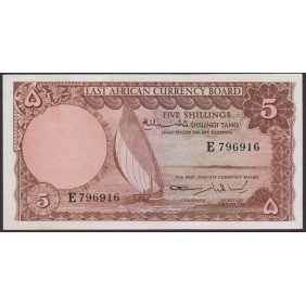 EAST AFRICA 5 Shillings 1964