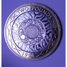 GREAT BRITAIN 2 Pounds 1998...