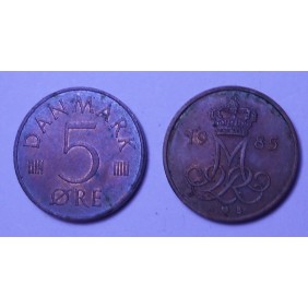 DENMARK 5 Ore 1985