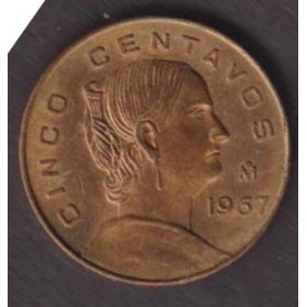 MEXICO 5 Centavos 1967