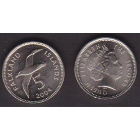 FALKLAND ISLANDS 5 Pence 2004