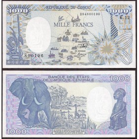 CONGO REPUBLIC 1000 Francs...