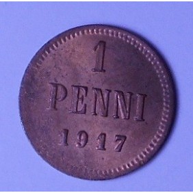 FINLAND 1 Penni 1917 Civil War
