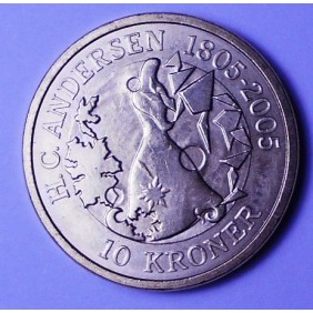 DENMARK 10 Kroner 2006 Hans...