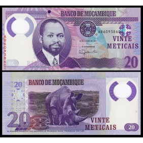 MOZAMBIQUE 20 Meticais 2017...