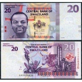 SWAZILAND 20 Emalangeni 2010