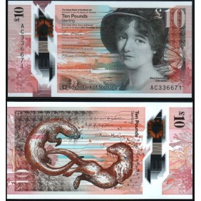 SCOTLAND 10 Pounds 2016...