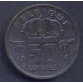 BELGIUM 50 Centimes 1970...