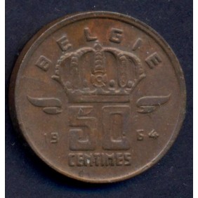 BELGIUM 50 Centimes 1964...