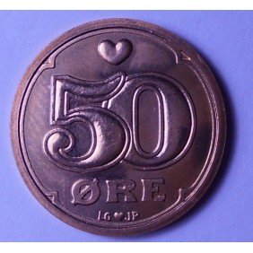 DENMARK 50 Ore 1992
