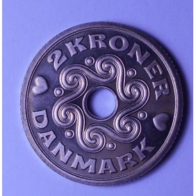 DENMARK 2 Kroner 1992