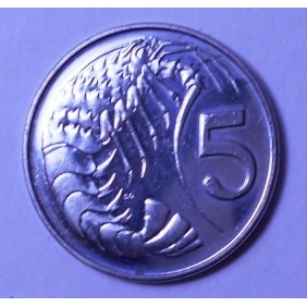 CAYMAN ISLANDS 5 Cents 2002