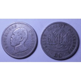 HAITI 50 Centimes 1908...
