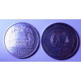 DDR 5 Mark 1982 Goethe's...