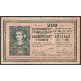 HUNGARY 200 Korona 1918