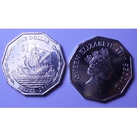 BELIZE 1 Dollar 2007