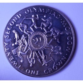 ISLE OF MAN 1 Crown 1980...