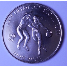 SOUTH KOREA 1000 Won 1986...