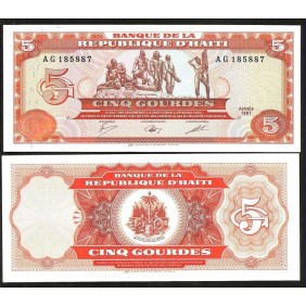 HAITI 5 Gourdes 1987