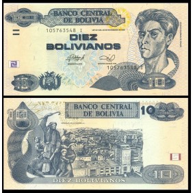 BOLIVIA 10 Bolivianos 2013