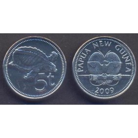 PAPUA NEW GUINEA 5 Toea 2009