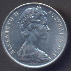 AUSTRALIA 10 Cents 1975
