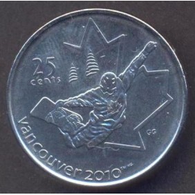CANADA 25 Cents 2008...