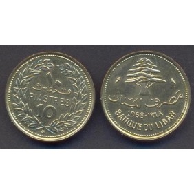 LEBANON 10 Piastres 1968