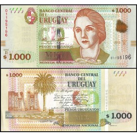 URUGUAY 1000 Pesos 2015