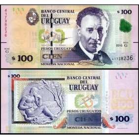 URUGUAY 100 Pesos 2015 (2017)