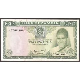 ZAMBIA 2 Kwacha 1969