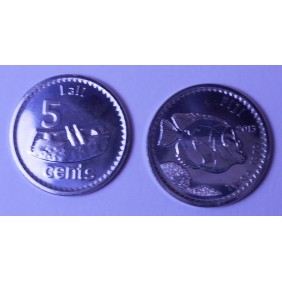 FIJI 5 Cents 2013 Nuga Roro