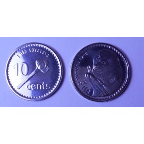 FIJI 10 Cents 2013 Beka...