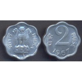 INDIA 2 Paise 1967 C