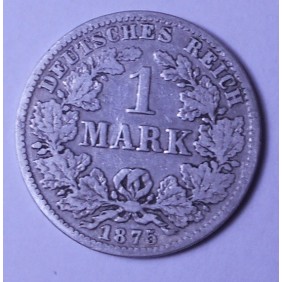 GERMANY EMPIRE 1 Mark 1875C AG