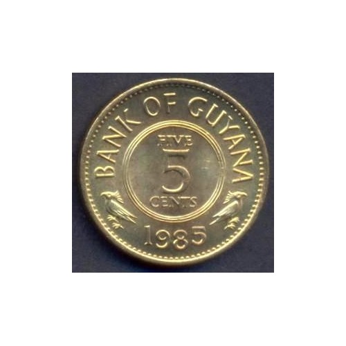 GUYANA 5 Cents 1985