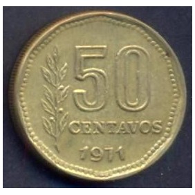 ARGENTINA 50 Centavos 1971