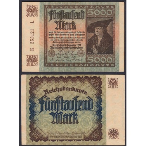 GERMANY 5000 Mark 1922