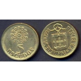 PORTUGAL 5 Escudos 1998