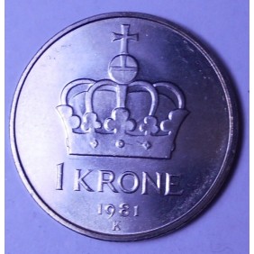 NORWAY 1 Krone 1981