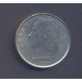 BELGIUM 1 Franc 1980 Belgique