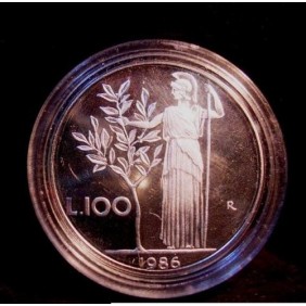 100 Lire 1986 Proof