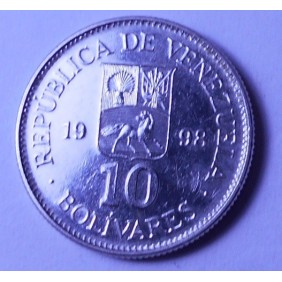 VENEZUELA 10 Bolivares 1998