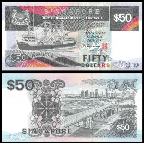 SINGAPORE 50 Dollars 1994
