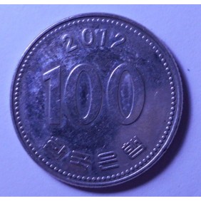 SOUTH KOREA 100 Won 2012