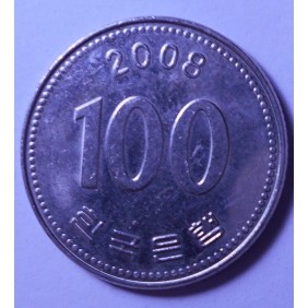 SOUTH KOREA 100 Won 2008